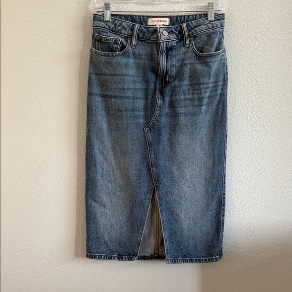 Lucky Brand Dresses & Skirts - Lucky Brand Denim Midi Skirt Size 2|26